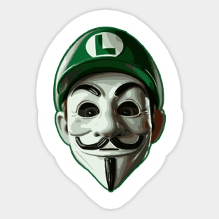 Luigi Sticker